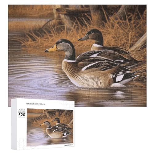 Stockente Holzpuzzle für Erwachsene, 520 Teile, schwierige, herausfordernde Puzzles, einzigartige Denksportaufgabe, Kunstwerk-Puzzle, einzigartige Form, fortschrittliche Puzzle, tolle Geschenkidee Stockente Holzpuzzle für Erwachsene, 520 Teile, schwierige, herausfordernde Puzzles, einzigartige Denksportaufgabe, Kunstwerk-Puzzle, einzigartige Form, fortschrittliche Puzzle, tolle Geschenkidee von HJKBCV