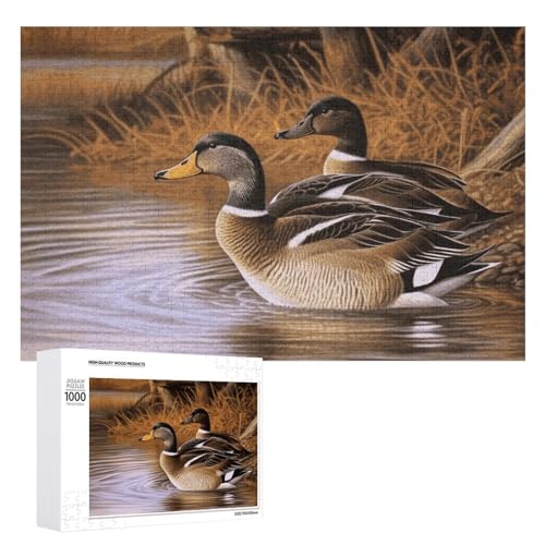 Stockenten-Puzzles für Erwachsene, personalisiertes Puzzle, herausforderndes Bild, Holzfotos, Puzzle mit Aufbewahrungstasche, Familientreffen, Puzzle für Hochzeitsgeschenk Stockenten-Puzzles für Erwachsene, personalisiertes Puzzle, herausforderndes Bild, Holzfotos, Puzzle mit Aufbewahrungstasche, Familientreffen, Puzzle für Hochzeitsgeschenk von HJKBCV