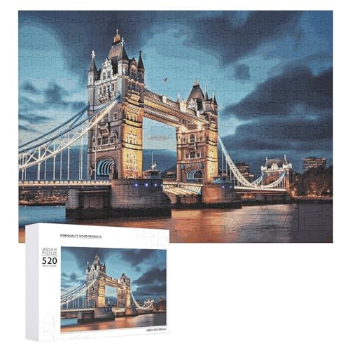 Tower Bridge in London Puzzles für Erwachsene, personalisiertes Puzzle, herausforderndes Bild, Holzfotos, Puzzle mit Aufbewahrungstasche, Familientreffen, Puzzle für Hochzeitsgeschenk Tower Bridge in London Puzzles für Erwachsene, personalisiertes Puzzle, herausforderndes Bild, Holzfotos, Puzzle mit Aufbewahrungstasche, Familientreffen, Puzzle für Hochzeitsgeschenk von HJKBCV