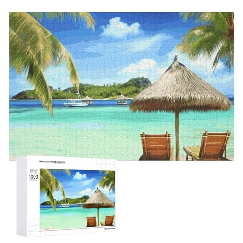 Tropische Feiertage Puzzles für Erwachsene, personalisiertes Puzzle, herausforderndes Bild, Holzfotos, Puzzle mit Aufbewahrungstasche, Familientreffen, Puzzle für Hochzeitsgeschenk Tropische Feiertage Puzzles für Erwachsene, personalisiertes Puzzle, herausforderndes Bild, Holzfotos, Puzzle mit Aufbewahrungstasche, Familientreffen, Puzzle für Hochzeitsgeschenk von HJKBCV
