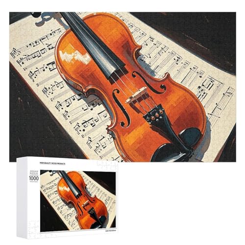 Violinen-Puzzles für Erwachsene, personalisiertes Puzzle, herausforderndes Bild, Holzfotos, Puzzle mit Aufbewahrungstasche, Familientreffen, Puzzle für Hochzeitsgeschenk Violinen-Puzzles für Erwachsene, personalisiertes Puzzle, herausforderndes Bild, Holzfotos, Puzzle mit Aufbewahrungstasche, Familientreffen, Puzzle für Hochzeitsgeschenk von HJKBCV