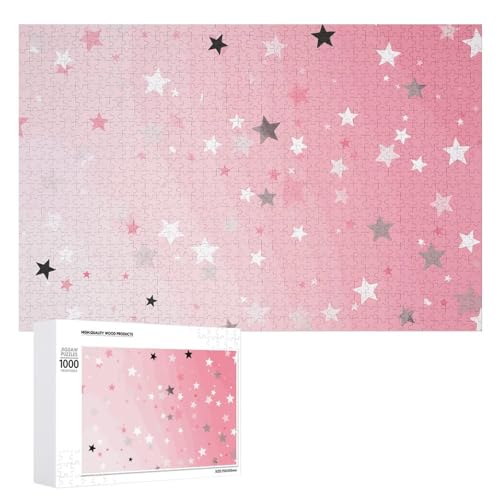 Weiße Sterne Puzzles für Erwachsene, personalisiertes Puzzle, herausforderndes Bilderpuzzle, Holzfoto-Puzzle mit Aufbewahrungstasche, Familientreffen, Puzzle für Hochzeitsgeschenk Weiße Sterne Puzzles für Erwachsene, personalisiertes Puzzle, herausforderndes Bilderpuzzle, Holzfoto-Puzzle mit Aufbewahrungstasche, Familientreffen, Puzzle für Hochzeitsgeschenk von HJKBCV