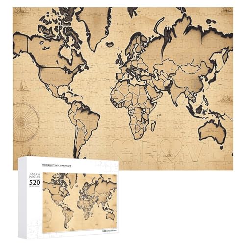 Weltkarten-Puzzles für Erwachsene, personalisiertes Puzzle, herausforderndes Bild, Holzfotos, Puzzle mit Aufbewahrungstasche, Familientreffen, Puzzle für Hochzeitsgeschenk Weltkarten-Puzzles für Erwachsene, personalisiertes Puzzle, herausforderndes Bild, Holzfotos, Puzzle mit Aufbewahrungstasche, Familientreffen, Puzzle für Hochzeitsgeschenk von HJKBCV