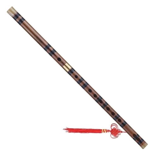 Bambusflöten-Set Abnehmbare Bambusflöte Holzblasinstrument tragbar(F) von HJKLBGT