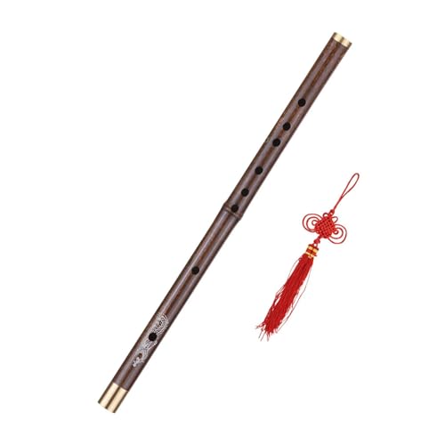 Bambusflöten-Set Professionelle Schwarze Bambusflöte handgefertigtes Musikinstrument Holzblasinstrument für Anfänger Bambusflöten-Set Professionelle Schwarze Bambusflöte handgefertigtes Musikinstrument Holzblasinstrument für Anfänger von HJKLBGT