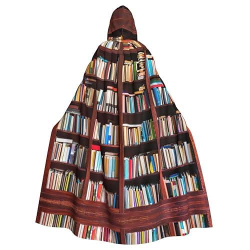 HJLUUFT Buchdruck Kapuzenumhang Mittelalterkostüm Halloween Halloween Weihnachten Kostüm von HJLUUFT