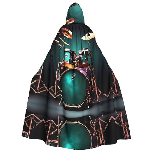 HJLUUFT Cooles Schlagzeug-Set mit Kapuze, Kragen, Umhang, Umhang, Mittelalter, Renaissance, Wikinger, Könige, Umhang, Halloween, Cosplay-Kostüm HJLUUFT Cooles Schlagzeug-Set mit Kapuze, Kragen, Umhang, Umhang, Mittelalter, Renaissance, Wikinger, Könige, Umhang, Halloween, Cosplay-Kostüm von HJLUUFT