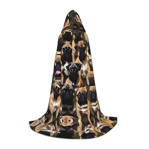 HJLUUFT Imagen De Pug-Standard Teenager Kapuzenumhang Halloween Umhang Langer Umhang Kostüm Maskerade Kleid Cosplay Kostüm HJLUUFT Imagen De Pug-Standard Teenager Kapuzenumhang Halloween Umhang Langer Umhang Kostüm Maskerade Kleid Cosplay Kostüm von HJLUUFT