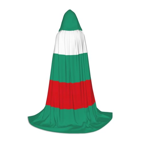 HJLUUFT Kapuzenmantel mit bulgarischer Flagge, Zauberer, für Erwachsene, Halloween, Umhang, Kostüme, Umhang, Maskerade HJLUUFT Kapuzenmantel mit bulgarischer Flagge, Zauberer, für Erwachsene, Halloween, Umhang, Kostüme, Umhang, Maskerade von HJLUUFT