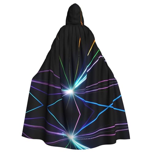 HJLUUFT Kapuzenumhang mit Laser-Lichtdruck, Mittelalter-Kostüm, Halloween, volle Länge, Halloween, Weihnachten HJLUUFT Kapuzenumhang mit Laser-Lichtdruck, Mittelalter-Kostüm, Halloween, volle Länge, Halloween, Weihnachten von HJLUUFT