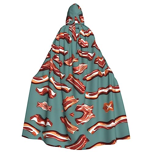 HJLUUFT Kapuzenumhang mit Streifenmuster, Mittelalter-Kostüm, Halloween, volle Länge, Halloween, Weihnachten HJLUUFT Kapuzenumhang mit Streifenmuster, Mittelalter-Kostüm, Halloween, volle Länge, Halloween, Weihnachten von HJLUUFT