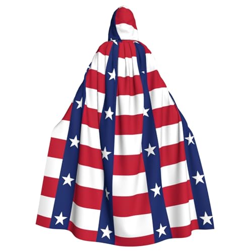 HJLUUFT Kapuzenumhang mit Texas-Flagge, Mittelalter-Kostüm, Halloween, volle Länge, Halloween, Weihnachten HJLUUFT Kapuzenumhang mit Texas-Flagge, Mittelalter-Kostüm, Halloween, volle Länge, Halloween, Weihnachten von HJLUUFT