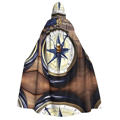 HJLUUFT Langer Kapuzenumhang mit Segelinstrumenten-Druck, Halloween, Weihnachten, Kostüme, Mittelalter, Renaissance, Wikingerkönigs-Umhang HJLUUFT Langer Kapuzenumhang mit Segelinstrumenten-Druck, Halloween, Weihnachten, Kostüme, Mittelalter, Renaissance, Wikingerkönigs-Umhang von HJLUUFT