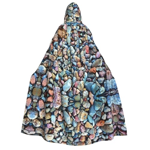 HJLUUFT Langer Kapuzenumhang mit Steinmuster, Umhang mit Kapuze, Umhang für Halloween, Weihnachten, Mittelalter, Renaissance, Wikingerkönigs-Umhang HJLUUFT Langer Kapuzenumhang mit Steinmuster, Umhang mit Kapuze, Umhang für Halloween, Weihnachten, Mittelalter, Renaissance, Wikingerkönigs-Umhang von HJLUUFT