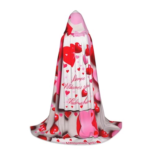 HJLUUFT Langer Umhang mit Kapuze für Teenager, Halloween-Kostüm, Maskerade-Kleid, Cosplay-Kostüm HJLUUFT Langer Umhang mit Kapuze für Teenager, Halloween-Kostüm, Maskerade-Kleid, Cosplay-Kostüm von HJLUUFT