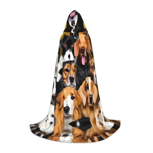 HJLUUFT Langer Umhang mit Kapuze für viele Hunde und Jugendliche, Halloween-Kostüm, Maskerade-Kleid, Cosplay-Kostüm HJLUUFT Langer Umhang mit Kapuze für viele Hunde und Jugendliche, Halloween-Kostüm, Maskerade-Kleid, Cosplay-Kostüm von HJLUUFT