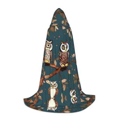 HJLUUFT Magic Owels Kapuzenumhang für Teenager, Halloween, langer Umhang, Maskerade-Kleid, Cosplay-Kostüm HJLUUFT Magic Owels Kapuzenumhang für Teenager, Halloween, langer Umhang, Maskerade-Kleid, Cosplay-Kostüm von HJLUUFT