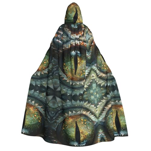 HJLUUFT The dragon's green eyes print Long Hooded Cape Cloak Halloween Christmas Costumes Medieval Renaissance Viking Kings Cape HJLUUFT The dragon's green eyes print Long Hooded Cape Cloak Halloween Christmas Costumes Medieval Renaissance Viking Kings Cape von HJLUUFT