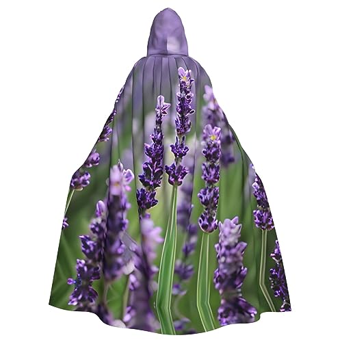 HJLUUFT Umhang mit Kapuze, violett, Lavendel, Blumenmuster, Mittelalter-Kostüm, Halloween, Halloween, Weihnachten HJLUUFT Umhang mit Kapuze, violett, Lavendel, Blumenmuster, Mittelalter-Kostüm, Halloween, Halloween, Weihnachten von HJLUUFT