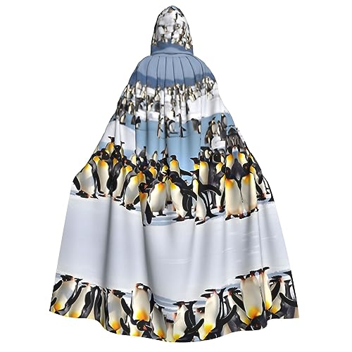 HJLUUFT Umhang mit Kapuze "Happy Pinguin", lang, für Halloween, Weihnachten, Mittelalter, Renaissance, Wikingerkönigs-Umhang HJLUUFT Umhang mit Kapuze "Happy Pinguin", lang, für Halloween, Weihnachten, Mittelalter, Renaissance, Wikingerkönigs-Umhang von HJLUUFT