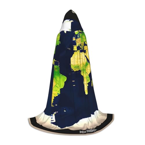 HJLUUFT Umhang mit Weltkarte, Renaissance, Kapuzenumhang, Halloween, Mittelalter-Kostüm, Cosplay, langer Umhang für Damen und Herren HJLUUFT Umhang mit Weltkarte, Renaissance, Kapuzenumhang, Halloween, Mittelalter-Kostüm, Cosplay, langer Umhang für Damen und Herren von HJLUUFT