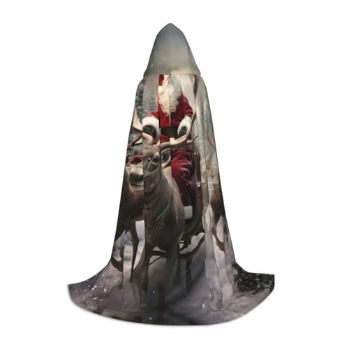 HJLUUFT Weihnachtsmann-Umhang mit Kapuze, langer Umhang, Kostüm, Maskerade-Kleid, Cosplay-Kostüm HJLUUFT Weihnachtsmann-Umhang mit Kapuze, langer Umhang, Kostüm, Maskerade-Kleid, Cosplay-Kostüm von HJLUUFT