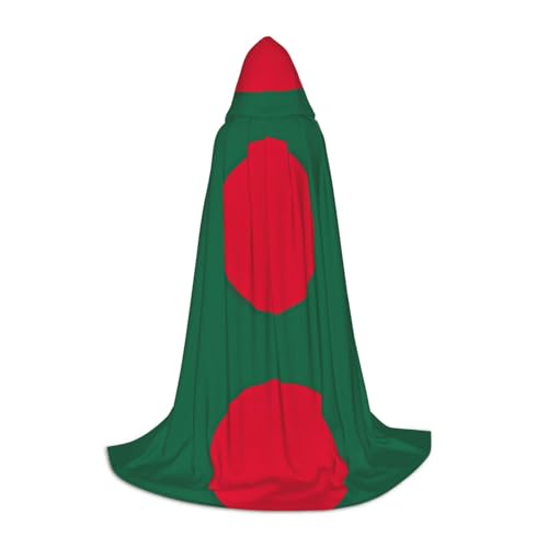 HJLUUFT Zauberer Kapuzenmantel mit Flagge von Bangladesch, für Erwachsene, Halloween, Umhang, Kostüme, Kapuzenumhang, Maskerade HJLUUFT Zauberer Kapuzenmantel mit Flagge von Bangladesch, für Erwachsene, Halloween, Umhang, Kostüme, Kapuzenumhang, Maskerade von HJLUUFT