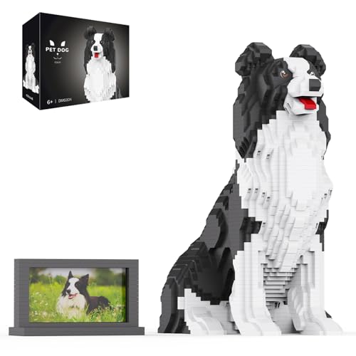 HJPLPXH Tier Hund süßes Haustier Kollie Bauklötze Set – mit geheimer Kleiner Ablagebox drinnen! Ideales Spielzeug für Hundefreunde, Kinder & Erwachsene HJPLPXH Tier Hund süßes Haustier Kollie Bauklötze Set – mit geheimer Kleiner Ablagebox drinnen! Ideales Spielzeug für Hundefreunde, Kinder & Erwachsene von HJPLPXH