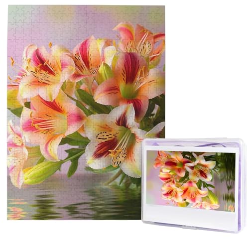Puzzle für Erwachsene, 500 Teile, Holzpuzzle, moderne Kunst, Alstroemeria, anspruchsvolle Puzzles, individuelles Bild, Puzzle, personalisiertes Fotopuzzle für Geschenk, Familie Puzzle für Erwachsene, 500 Teile, Holzpuzzle, moderne Kunst, Alstroemeria, anspruchsvolle Puzzles, individuelles Bild, Puzzle, personalisiertes Fotopuzzle für Geschenk, Familie von HJTRW