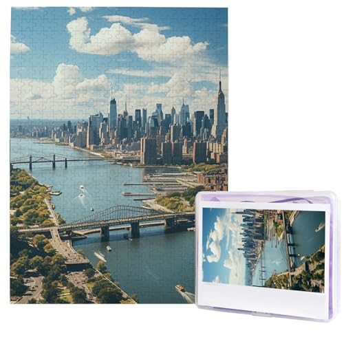 Puzzle für Erwachsene, 500 Teile, Holzpuzzle, moderne Kunst, Penthouse, Blick über New York, Manhattan, anspruchsvolle Puzzles, individuelles Bildpuzzle, personalisiertes Fotopuzzle für Geschenk Puzzle für Erwachsene, 500 Teile, Holzpuzzle, moderne Kunst, Penthouse, Blick über New York, Manhattan, anspruchsvolle Puzzles, individuelles Bildpuzzle, personalisiertes Fotopuzzle für Geschenk von HJTRW