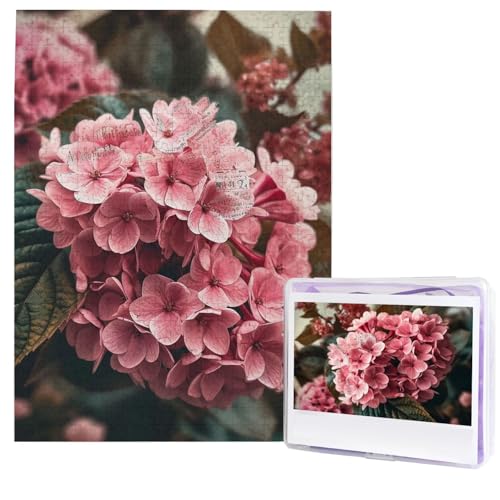 Puzzle für Erwachsene, 500 Teile, Holzpuzzle, moderne Kunst, Puzzle, Blumen, anspruchsvolle Puzzles, benutzerdefiniertes Bild, Puzzle, personalisiertes Fotopuzzle für Geschenk, Familie von HJTRW
