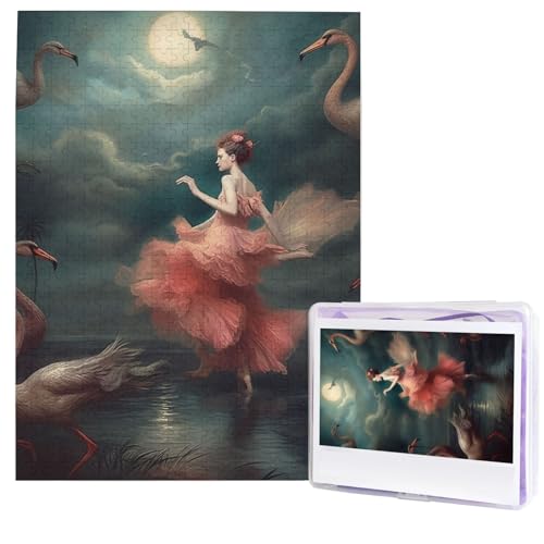 Puzzle für Erwachsene, 500 Teile, Holzpuzzle, moderne Kunst, Puzzle, Eine Nacht der Wunder und der Magie, herausfordernde Puzzles, individuelles Bilderpuzzle, personalisiertes Fotopuzzle für Geschenk Puzzle für Erwachsene, 500 Teile, Holzpuzzle, moderne Kunst, Puzzle, Eine Nacht der Wunder und der Magie, herausfordernde Puzzles, individuelles Bilderpuzzle, personalisiertes Fotopuzzle für Geschenk von HJTRW