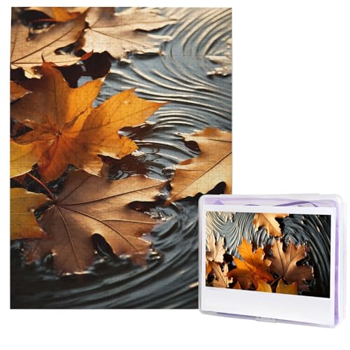 Puzzle für Erwachsene, 500 Teile, Holzpuzzle, moderne Kunst, Puzzle, Herbstblätter, herausfordernde Puzzles, individuelles Bild, Puzzle, personalisiertes Fotopuzzle für Geschenk, Familie Puzzle für Erwachsene, 500 Teile, Holzpuzzle, moderne Kunst, Puzzle, Herbstblätter, herausfordernde Puzzles, individuelles Bild, Puzzle, personalisiertes Fotopuzzle für Geschenk, Familie von HJTRW