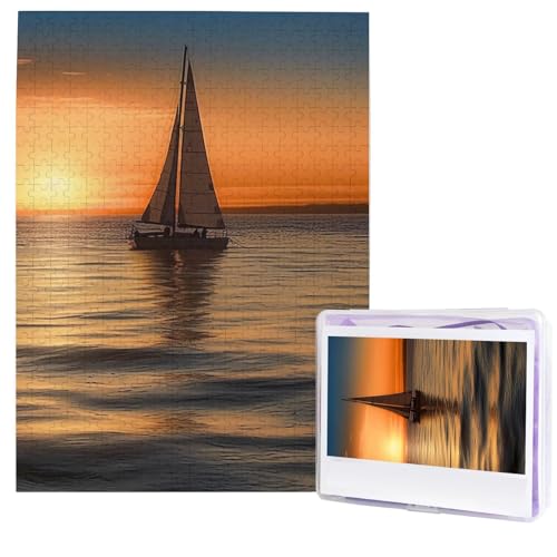Puzzle für Erwachsene, 500 Teile, Holzpuzzle, moderne Kunst, Puzzle, Sonnenuntergang, Strand, Segelboot, anspruchsvolle Puzzles, individuelles Bild, Puzzle, personalisiertes Fotopuzzle für Geschenk Puzzle für Erwachsene, 500 Teile, Holzpuzzle, moderne Kunst, Puzzle, Sonnenuntergang, Strand, Segelboot, anspruchsvolle Puzzles, individuelles Bild, Puzzle, personalisiertes Fotopuzzle für Geschenk von HJTRW