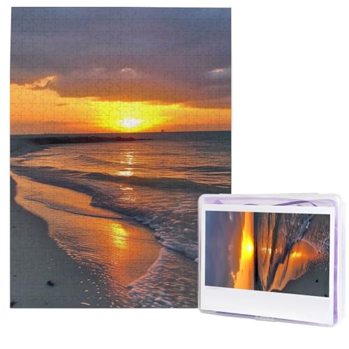 Puzzle für Erwachsene, 500 Teile, Holzpuzzle, moderne Kunst, Puzzle, Sonnenuntergang bei Flitterwochen, Insel, State Park, anspruchsvolle Puzzles, individuelles Bildpuzzle, personalisiertes Fotopuzzle Puzzle für Erwachsene, 500 Teile, Holzpuzzle, moderne Kunst, Puzzle, Sonnenuntergang bei Flitterwochen, Insel, State Park, anspruchsvolle Puzzles, individuelles Bildpuzzle, personalisiertes Fotopuzzle von HJTRW