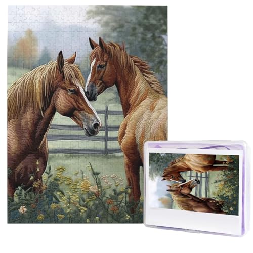 Puzzle für Erwachsene, 500 Teile, Holzpuzzle, moderne Kunst, Puzzle, Tiere, Stickerei, Gemälde, Pferde, herausfordernde Puzzles, benutzerdefiniertes Bild, Puzzle, personalisiertes Fotopuzzle für Puzzle für Erwachsene, 500 Teile, Holzpuzzle, moderne Kunst, Puzzle, Tiere, Stickerei, Gemälde, Pferde, herausfordernde Puzzles, benutzerdefiniertes Bild, Puzzle, personalisiertes Fotopuzzle für von HJTRW