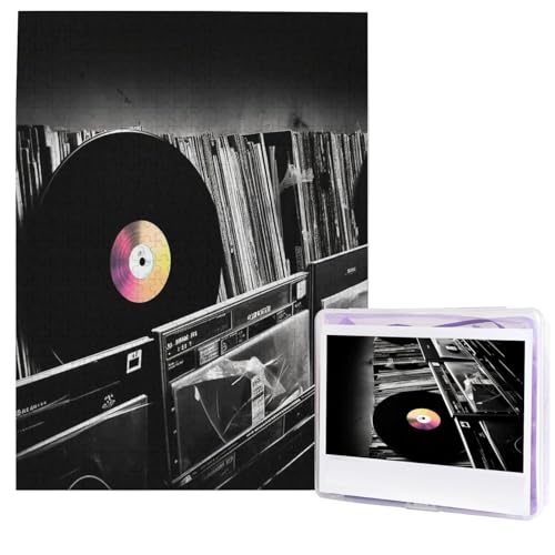 Puzzle für Erwachsene, 500 Teile, Holzpuzzle, moderne Kunst, Puzzle, Vinyl-Schallplatten, anspruchsvolle Puzzles, benutzerdefiniertes Bild, Puzzle, personalisiertes Fotopuzzle für Geschenk, Familie Puzzle für Erwachsene, 500 Teile, Holzpuzzle, moderne Kunst, Puzzle, Vinyl-Schallplatten, anspruchsvolle Puzzles, benutzerdefiniertes Bild, Puzzle, personalisiertes Fotopuzzle für Geschenk, Familie von HJTRW