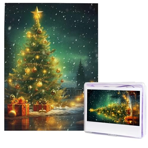 Puzzle für Erwachsene, 500 Teile, Holzpuzzle, moderne Kunst, Puzzle, Weihnachtsbäume, anspruchsvolle Puzzles, individuelles Bild, Puzzle, personalisiertes Fotopuzzle für Geschenk, Familie Puzzle für Erwachsene, 500 Teile, Holzpuzzle, moderne Kunst, Puzzle, Weihnachtsbäume, anspruchsvolle Puzzles, individuelles Bild, Puzzle, personalisiertes Fotopuzzle für Geschenk, Familie von HJTRW