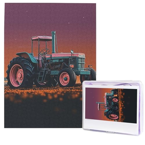 Puzzle für Erwachsene, 500 Teile, Holzpuzzle, moderne Kunst, Puzzle, ästhetischer Traktor, herausfordernde Puzzles, individuelles Bild, Puzzle, personalisiertes Fotopuzzle für Geschenk, Familie Puzzle für Erwachsene, 500 Teile, Holzpuzzle, moderne Kunst, Puzzle, ästhetischer Traktor, herausfordernde Puzzles, individuelles Bild, Puzzle, personalisiertes Fotopuzzle für Geschenk, Familie von HJTRW