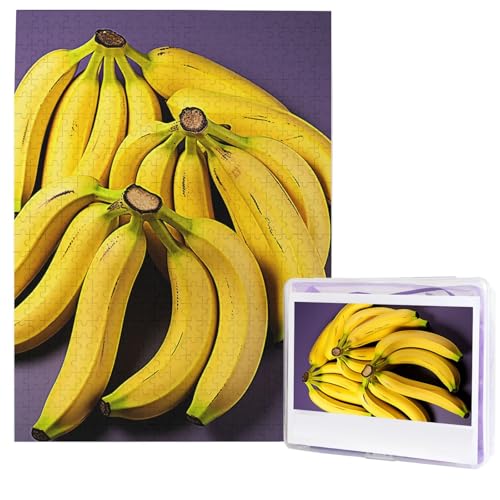 Puzzle für Erwachsene, 500 Teile, Holzpuzzle, moderne Kunst, Puzzle, einzigartige Bananenfrucht, herausfordernde Puzzles, individuelles Bild, Puzzle, personalisiertes Fotopuzzle für Geschenk, Familie Puzzle für Erwachsene, 500 Teile, Holzpuzzle, moderne Kunst, Puzzle, einzigartige Bananenfrucht, herausfordernde Puzzles, individuelles Bild, Puzzle, personalisiertes Fotopuzzle für Geschenk, Familie von HJTRW