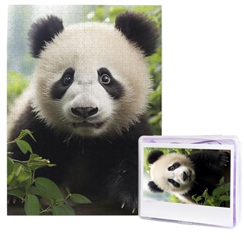 Puzzle für Erwachsene, 500 Teile, Holzpuzzle, moderne Kunst, Puzzle, niedlicher Bär, herausfordernde Puzzle, individuelles Bild, Puzzle, personalisiertes Fotopuzzle für Geschenk, Familie Puzzle für Erwachsene, 500 Teile, Holzpuzzle, moderne Kunst, Puzzle, niedlicher Bär, herausfordernde Puzzle, individuelles Bild, Puzzle, personalisiertes Fotopuzzle für Geschenk, Familie von HJTRW
