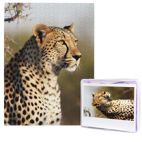 Puzzle für Erwachsene, 500 Teile, Holzpuzzle, moderne Kunst, Puzzle, wildes Tier, Leopard, herausfordernde Puzzle, individuelles Bild, Puzzle, personalisiertes Fotopuzzle für Geschenk, Familie Puzzle für Erwachsene, 500 Teile, Holzpuzzle, moderne Kunst, Puzzle, wildes Tier, Leopard, herausfordernde Puzzle, individuelles Bild, Puzzle, personalisiertes Fotopuzzle für Geschenk, Familie von HJTRW