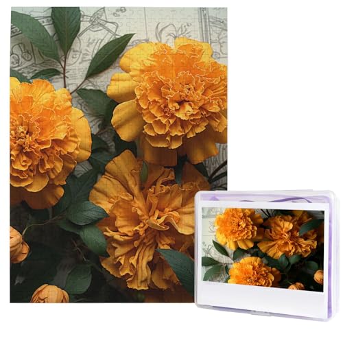 Puzzle für Erwachsene, 500 Teile, Holzpuzzle, moderne Kunst, Ringelblume, anspruchsvolle Puzzles, individuelles Bild, Puzzle, personalisiertes Fotopuzzle für Geschenk, Familie Puzzle für Erwachsene, 500 Teile, Holzpuzzle, moderne Kunst, Ringelblume, anspruchsvolle Puzzles, individuelles Bild, Puzzle, personalisiertes Fotopuzzle für Geschenk, Familie von HJTRW