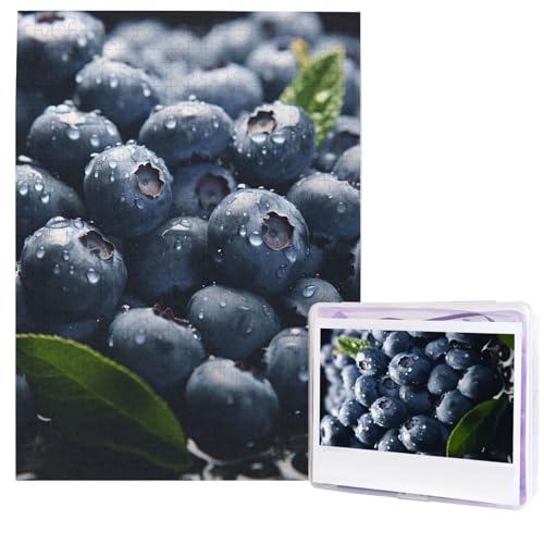 Puzzle für Erwachsene, 500 Teile, Holzpuzzle, moderne Kunst, köstliche Blaubeere, herausfordernde Puzzles, individuelles Bild, Puzzle, personalisiertes Fotopuzzle für Geschenk, Familie Puzzle für Erwachsene, 500 Teile, Holzpuzzle, moderne Kunst, köstliche Blaubeere, herausfordernde Puzzles, individuelles Bild, Puzzle, personalisiertes Fotopuzzle für Geschenk, Familie von HJTRW
