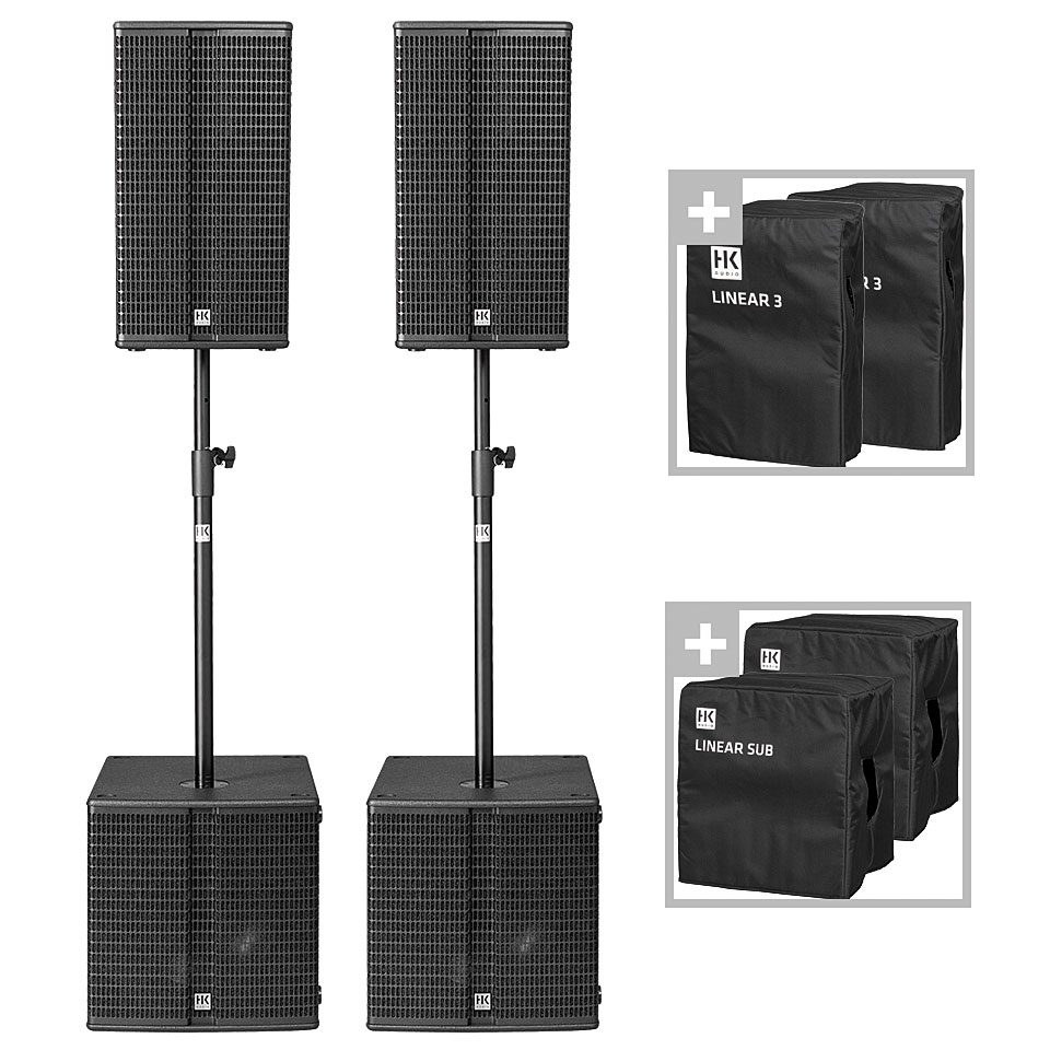 HK-Audio LINEAR 3 - Compact Venue Pack Aktiv-PA-Set von HK-Audio