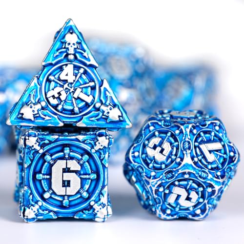 HKDZ DND-Würfel-Set aus Metall, polyedrisches RPG-D&D-Würfel-Set, 7-teilig, für Rollenspiele, Tischspiele, Dungeons and Dragons, MTG, Pathfinder, D&D-Würfel-Set, bunt HKDZ DND-Würfel-Set aus Metall, polyedrisches RPG-D&D-Würfel-Set, 7-teilig, für Rollenspiele, Tischspiele, Dungeons and Dragons, MTG, Pathfinder, D&D-Würfel-Set, bunt von HKDZ