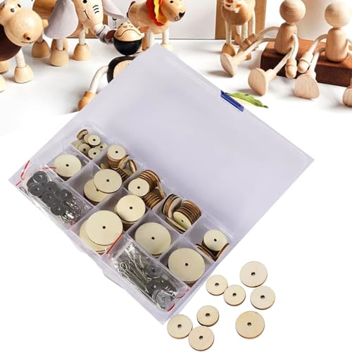 DIY-Puppen Und Verbindungsstücke Für Teddybären, Handgefertigt, Bewegliche Gelenke Aus Metall Und Holz, Puppengelenke(15 grids A) von HKHKH