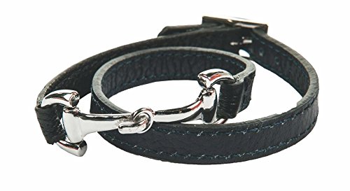 HKM 54876900 Lederarmband - Bit, M, dunkel von HKM