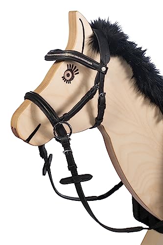 HKM Gebisslose Trense Funny Horses mit Zügeln - Spielzeugtrense für Holzpferd und Schaukelpferd aus hochwertigem Leder HKM Gebisslose Trense Funny Horses mit Zügeln - Spielzeugtrense für Holzpferd und Schaukelpferd aus hochwertigem Leder von HKM