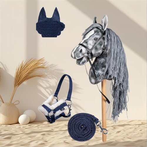 HKM HC Hobby Horse Clara grau marmoriert Set | Steckenpferd mit Fliegenhaube & Halfter Strick | Zubehör für Hobbyhorsing & Kinder Hobby Horse Spielzeug NEU HKM HC Hobby Horse Clara grau marmoriert Set | Steckenpferd mit Fliegenhaube & Halfter Strick | Zubehör für Hobbyhorsing & Kinder Hobby Horse Spielzeug NEU von HKM